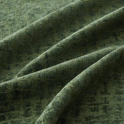 73 Ottoman - Chenille Green - Comfortable Storage Accent