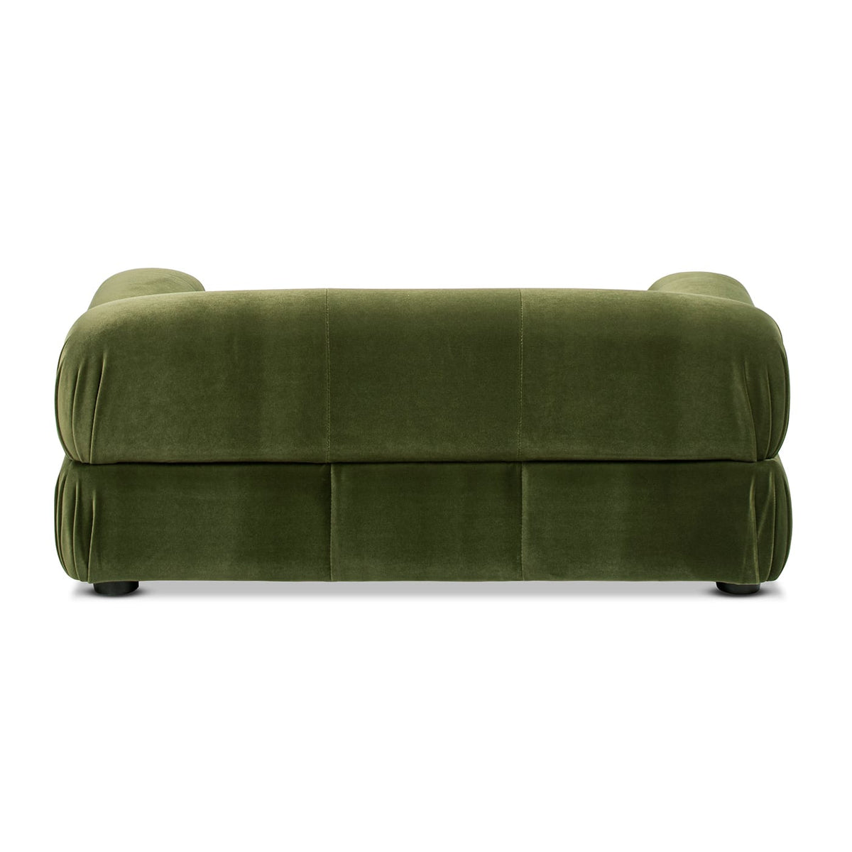 Small Velvet Pet Bed Olive Green Sofa Style For Dogs