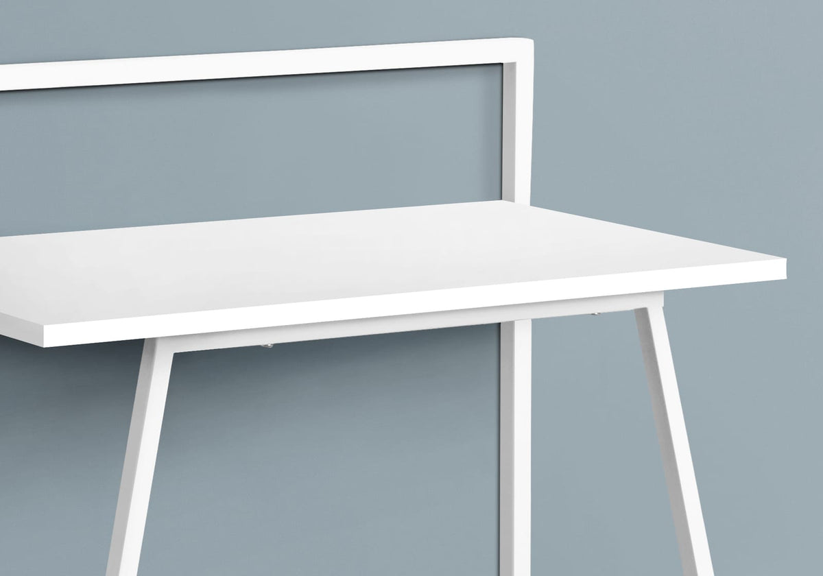 30" White Computer Desk - Modern Office Table for Home Office