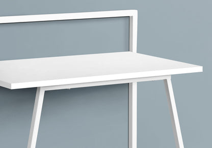 30" White Computer Desk - Modern Office Table for Home Office