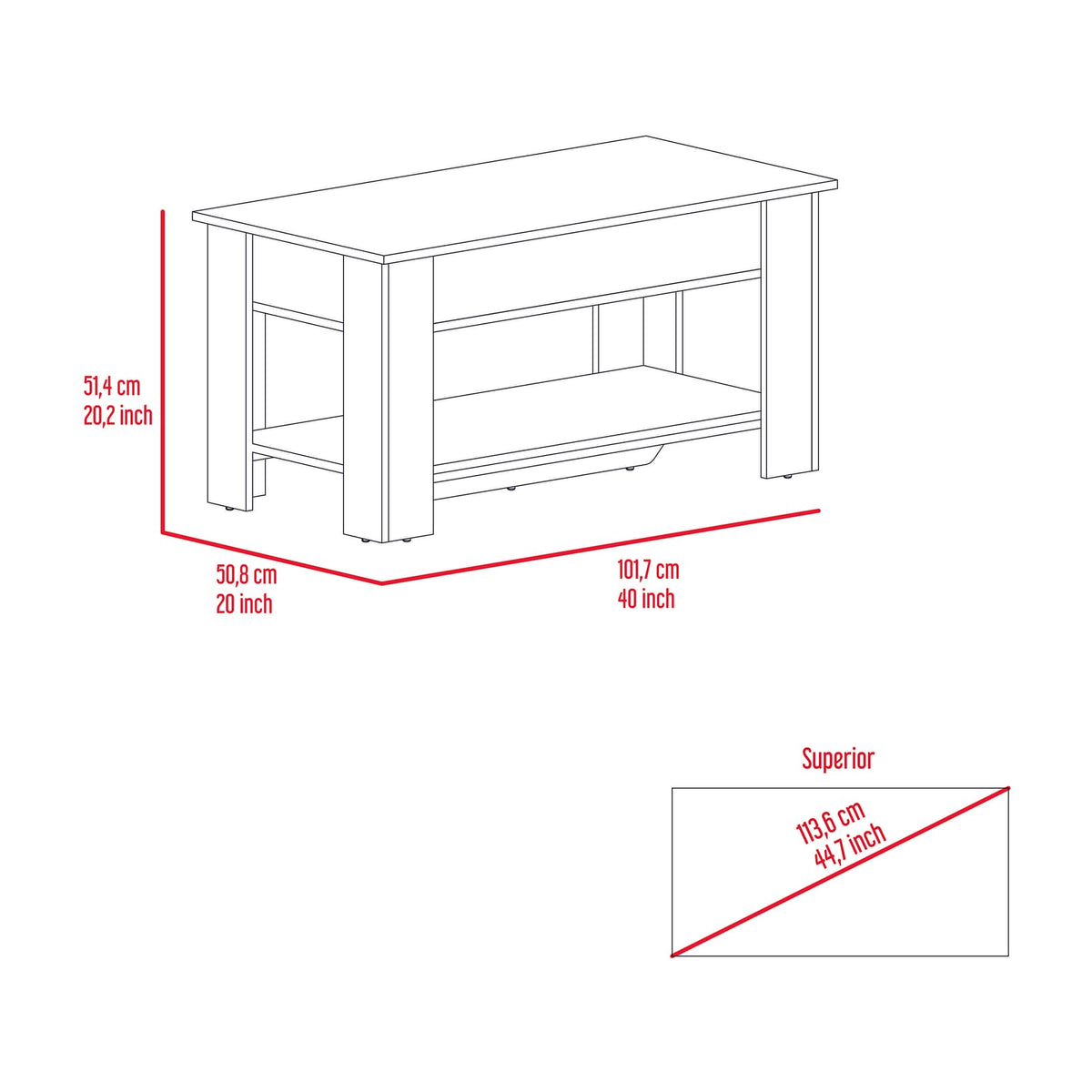 Multicolor Storage Bench with Lift Top - Dining Room Entryway