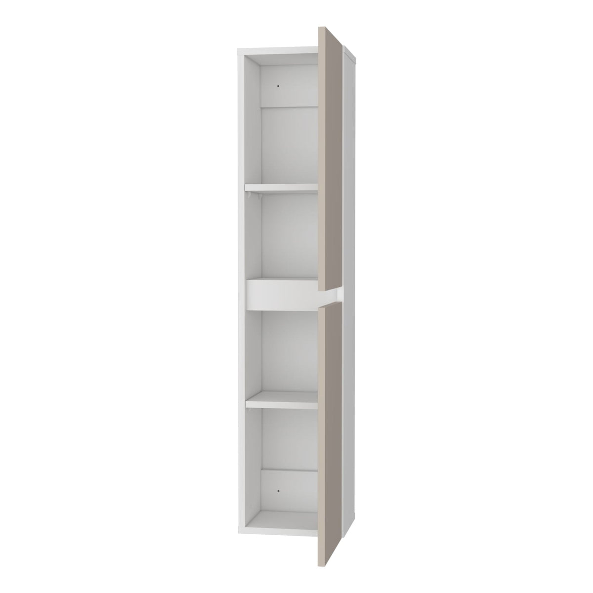 Multicolor Two-Door Wall Cabinet - Vertical Storage for Dining Room