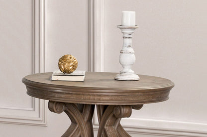 Oak End Table - Traditional Solid Wood Design