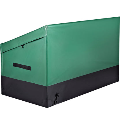 230 Gallon Outdoor Deck Storage Box Black Green PE