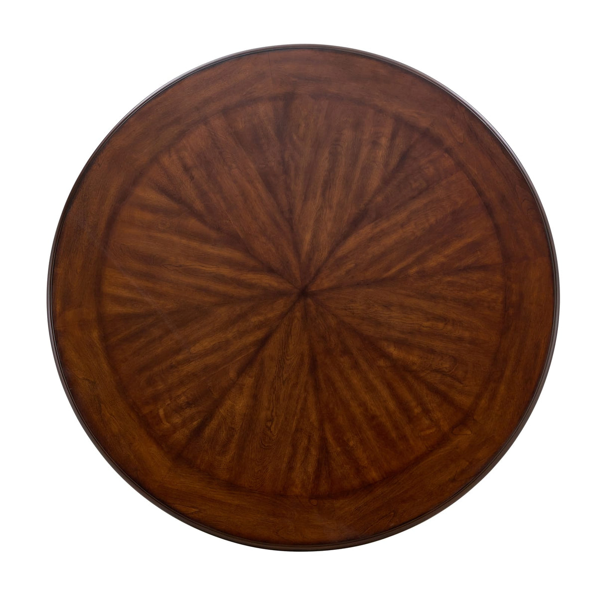 Round Brown Dining Table - Seats 4 for Kitchen Dining Rooms