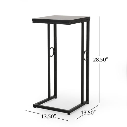 Christopher Knight Home Essex Black End Table - 28.5" H for Living Room