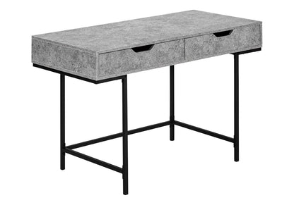Grey Stone Computer Desk - Home Office Storage