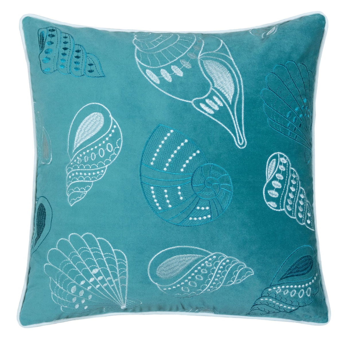 Light Blue Velvet Pillow Covers Set of 2, 20x20 Accent Pillows