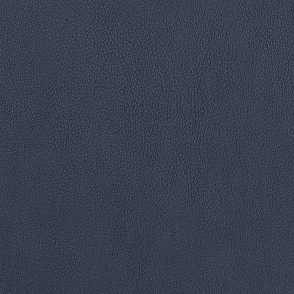 Blue Faux Leather Swivel Barrel Chair for Living Room Accent Seating