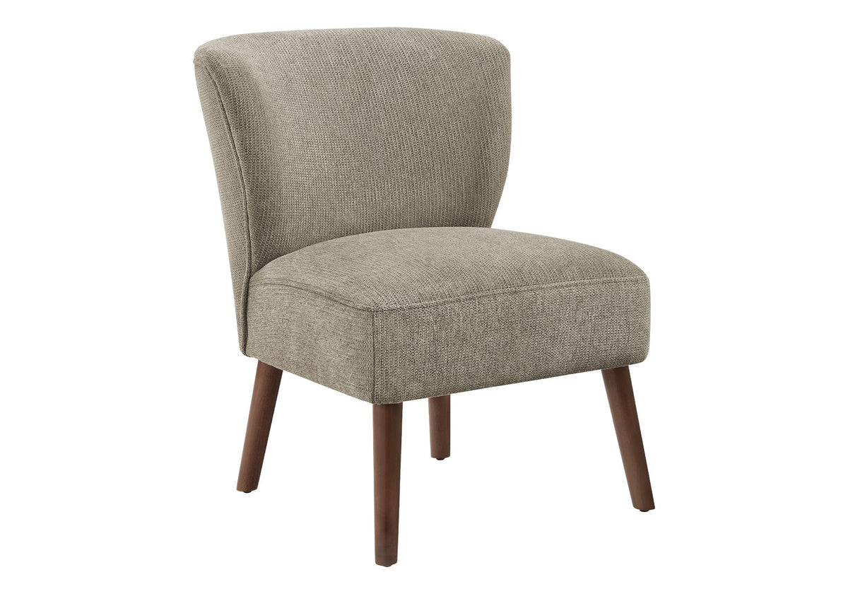 Light Brown Polyester Accent Chair - 33" H, Bedroom or Living Room