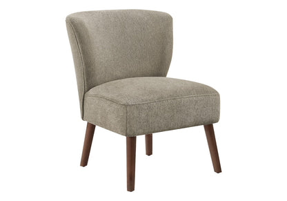 Light Brown Polyester Accent Chair - 33" H, Bedroom or Living Room