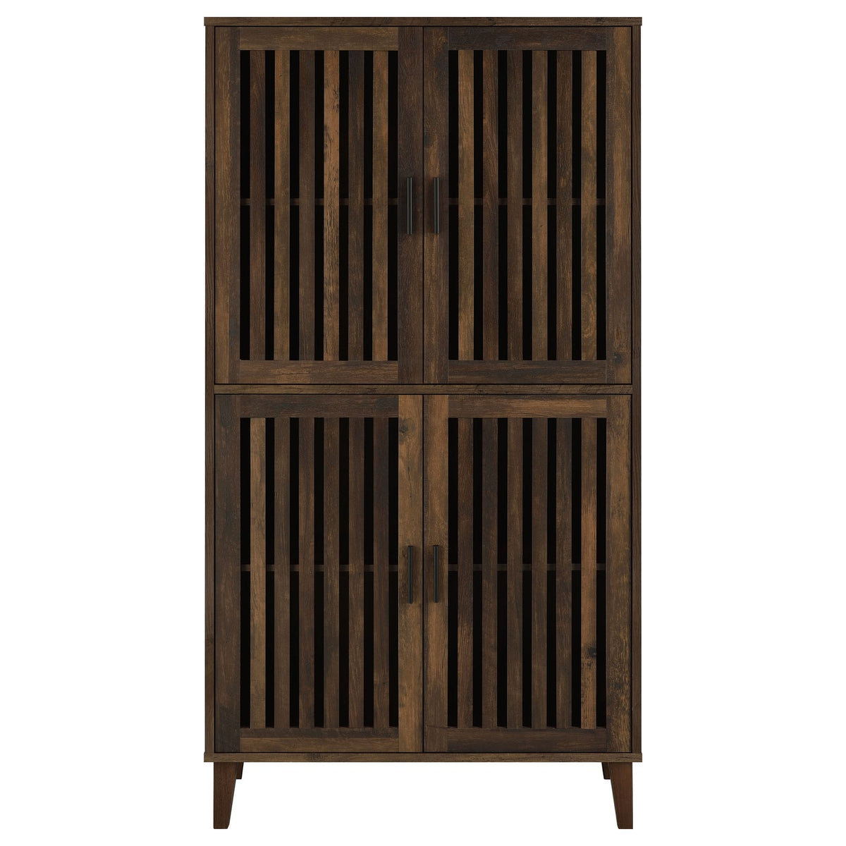 Brown Farmhouse Accent Cabinet - 35.5" Tall