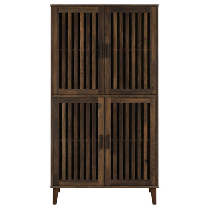 Brown Farmhouse Accent Cabinet - 35.5" Tall