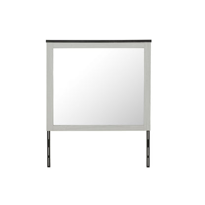 Beige Farmhouse Dresser Mirror - 44.76" x 38.86"