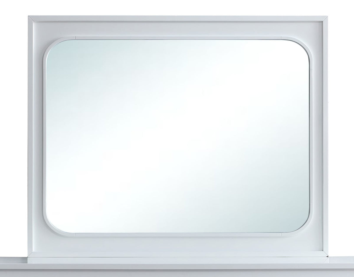 White Mirror Vanity - Modern Design, 45x36"