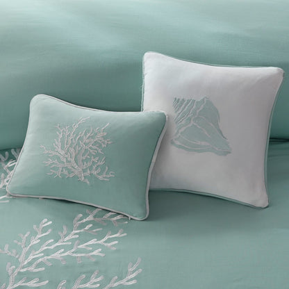 Aqua King/Cal Bedding Set - Cotton Comforter
