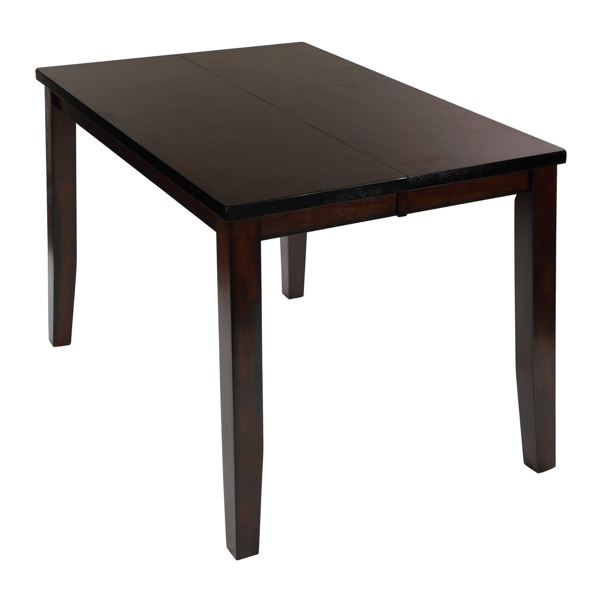 Transitional Cherry Wood Dining Table with Extension Leaf for Dining Room