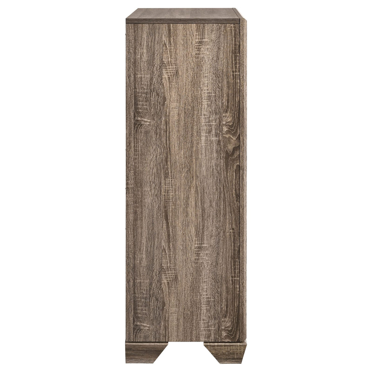 Harrison Washed Taupe 5-drawer Bedroom Chest - Taupe Engineered Wood Dresser