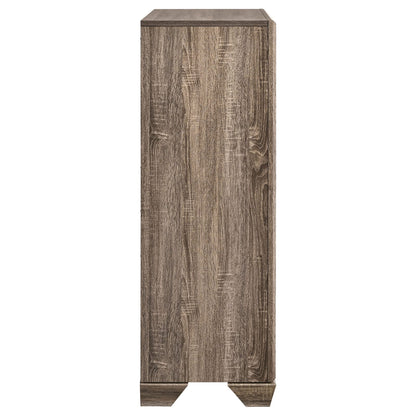Harrison Washed Taupe 5-drawer Bedroom Chest - Taupe Engineered Wood Dresser