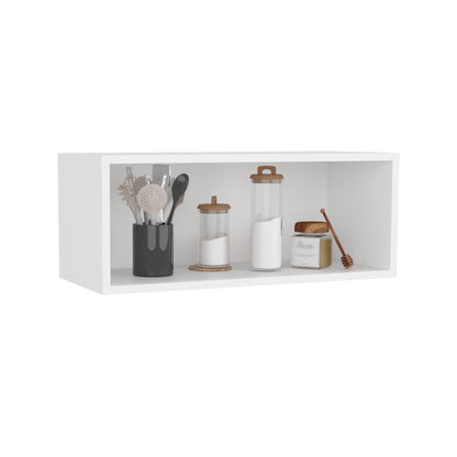 Wall Cabinet - White, 12" H - Storage Shelf