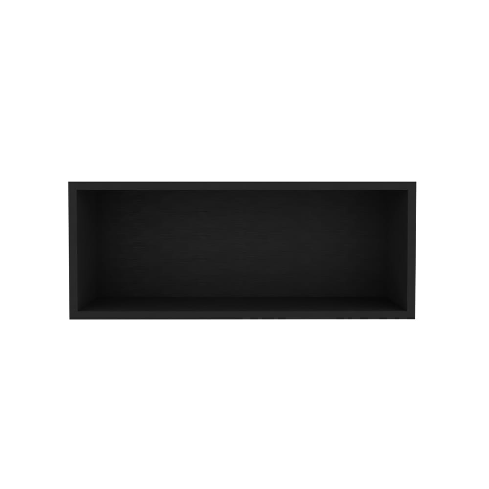 Black Kitchen Wall Cabinet - 12.5 x 30 x 11.9", Engineered Wood