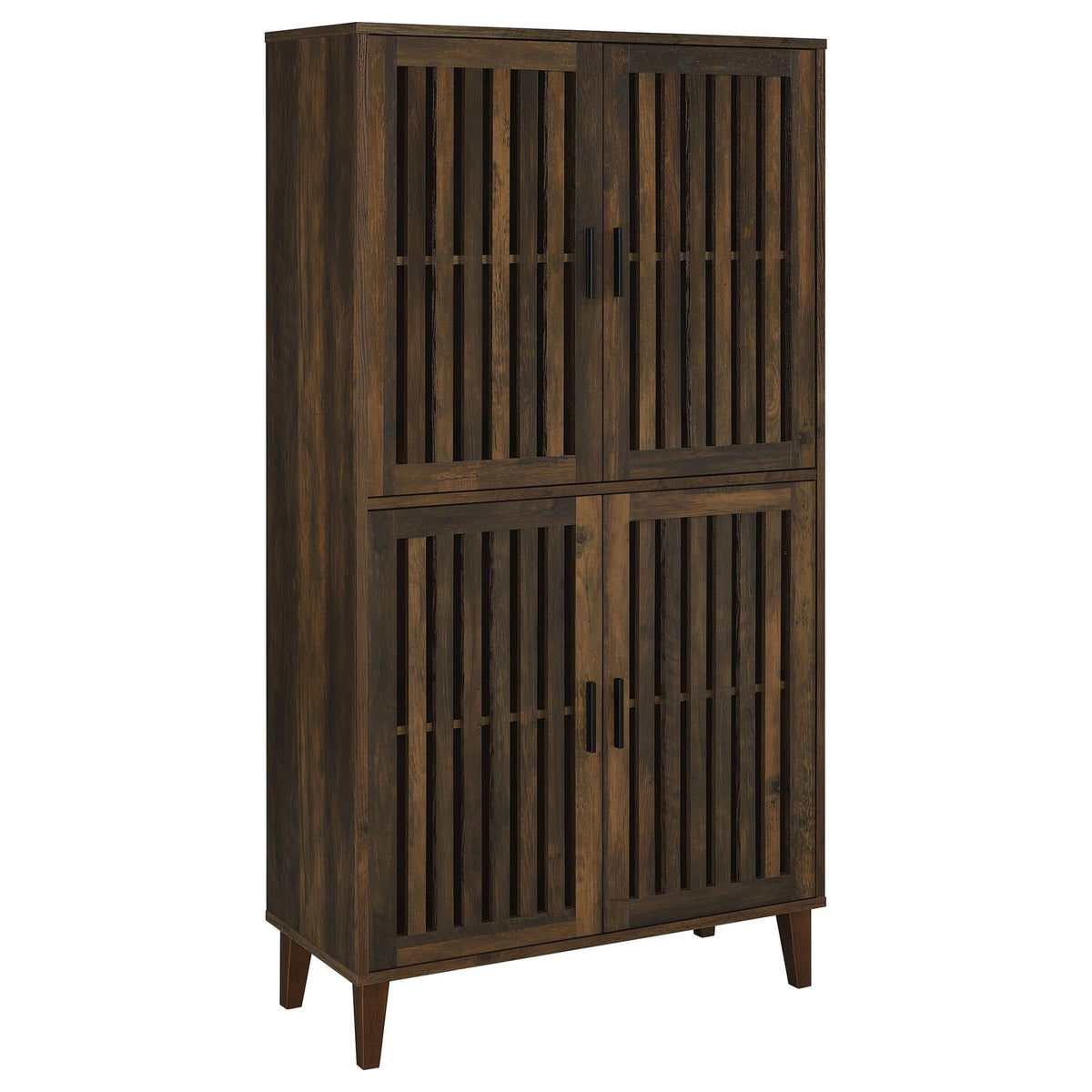 Brown Farmhouse Accent Cabinet - 35.5" Tall