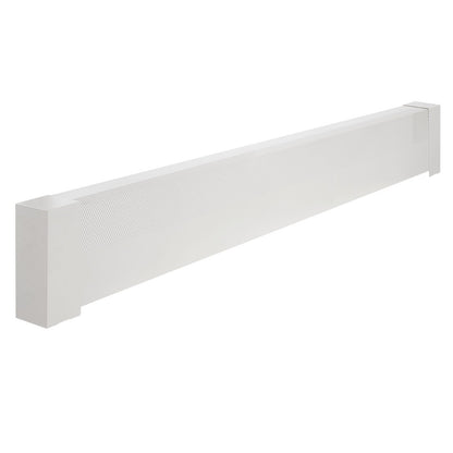 Baseboard Heater Covers - 5ft White Steel, Easy Installation