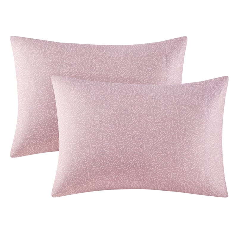 Blush Polyester Queen Sheet Set - 4 Piece