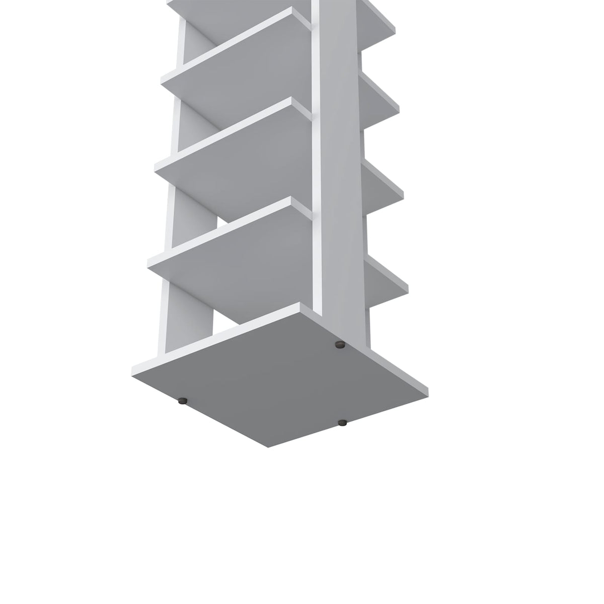 White 7-Tier Shoe Rack Tall Vertical Storage for Living Room