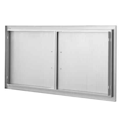 Stainless Steel BBQ Access Door - 42" x 21" Outdoor Kitchen Door