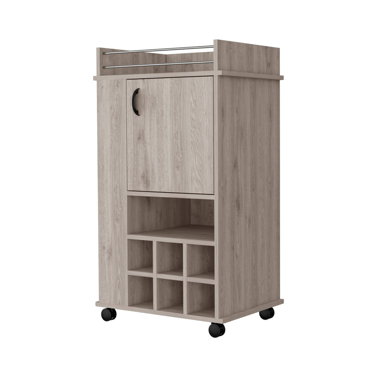 Black Engineered Wood Desk with Storage and Bookcase for Home Office