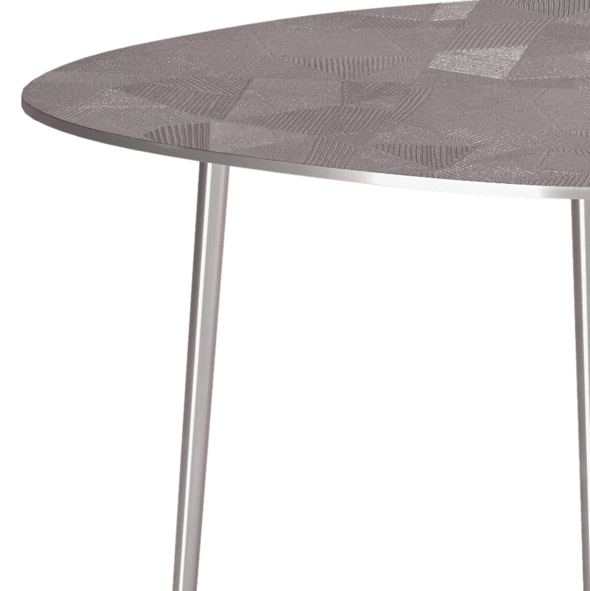 Gray Iron Nesting Tables - 2 Piece Set