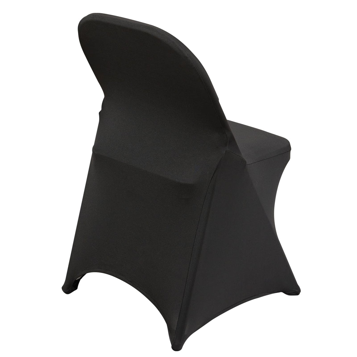 Black Polyester Chair Covers - 30 Pack for Weddings & Parties