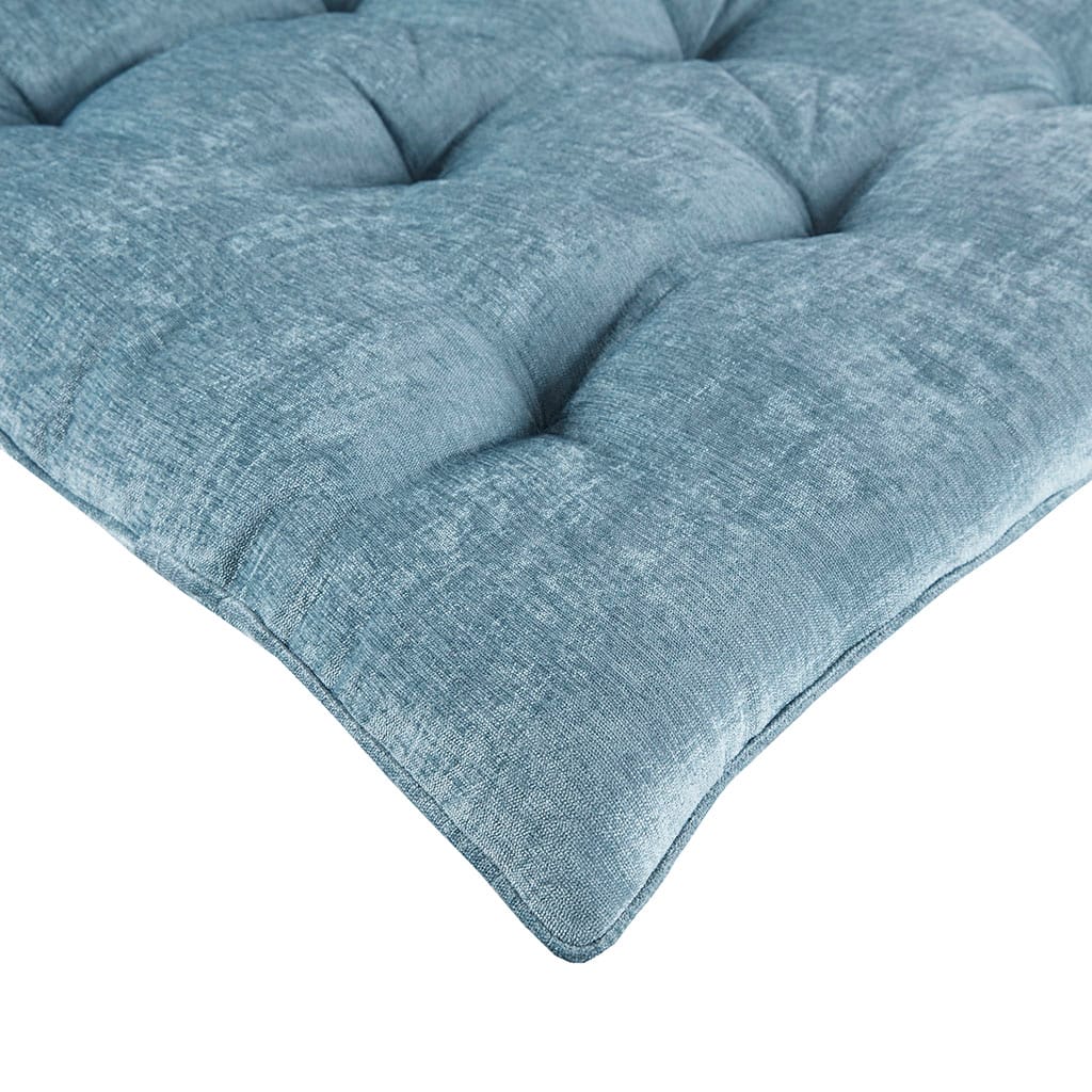 Aqua Poly Chenille Lounge Pillow - 27" x 74"