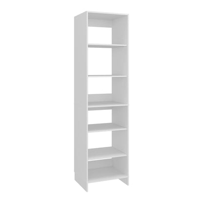 White Engineered Wood Dresser - 21.9 x 19 x 84" for Bedroom