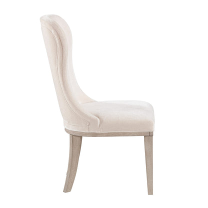 Ivory Side Chairs Set of 2 Classic Dining Chairs