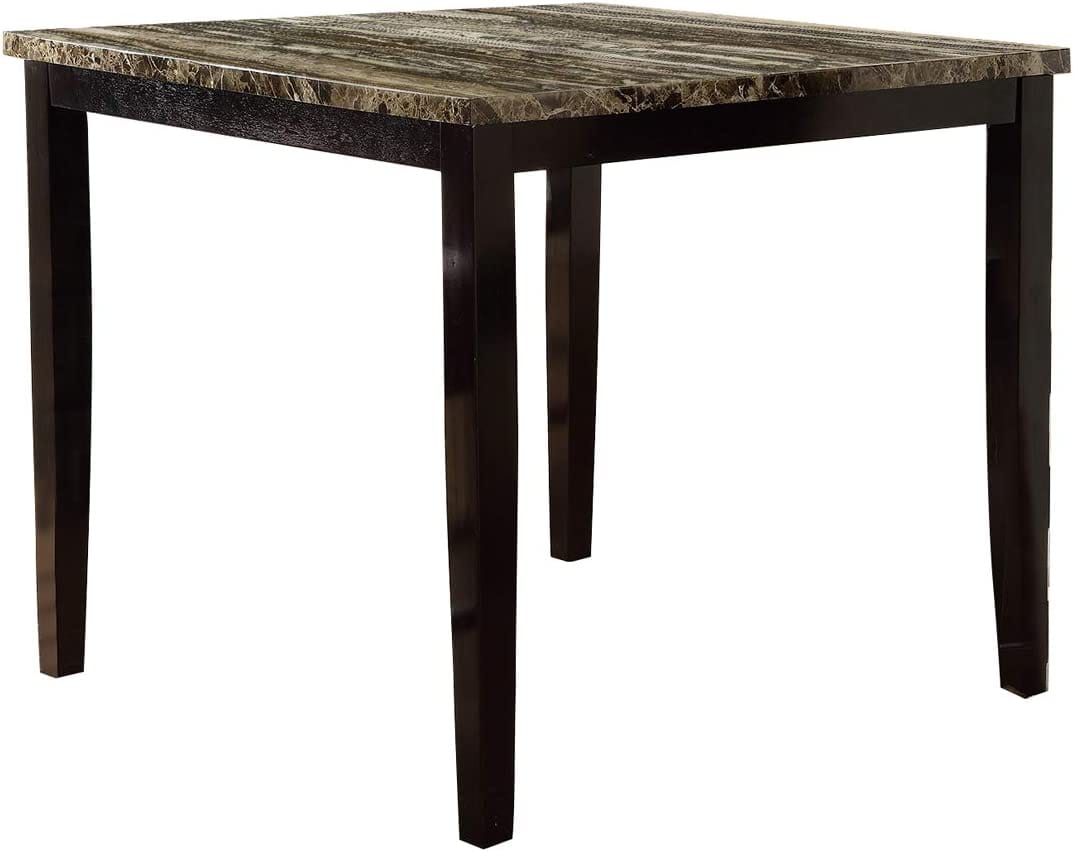 Espresso Birch Dining Table - 42" Square MDF Top