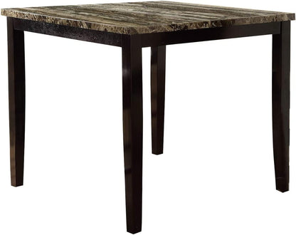 Espresso Birch Dining Table - 42" Square MDF Top