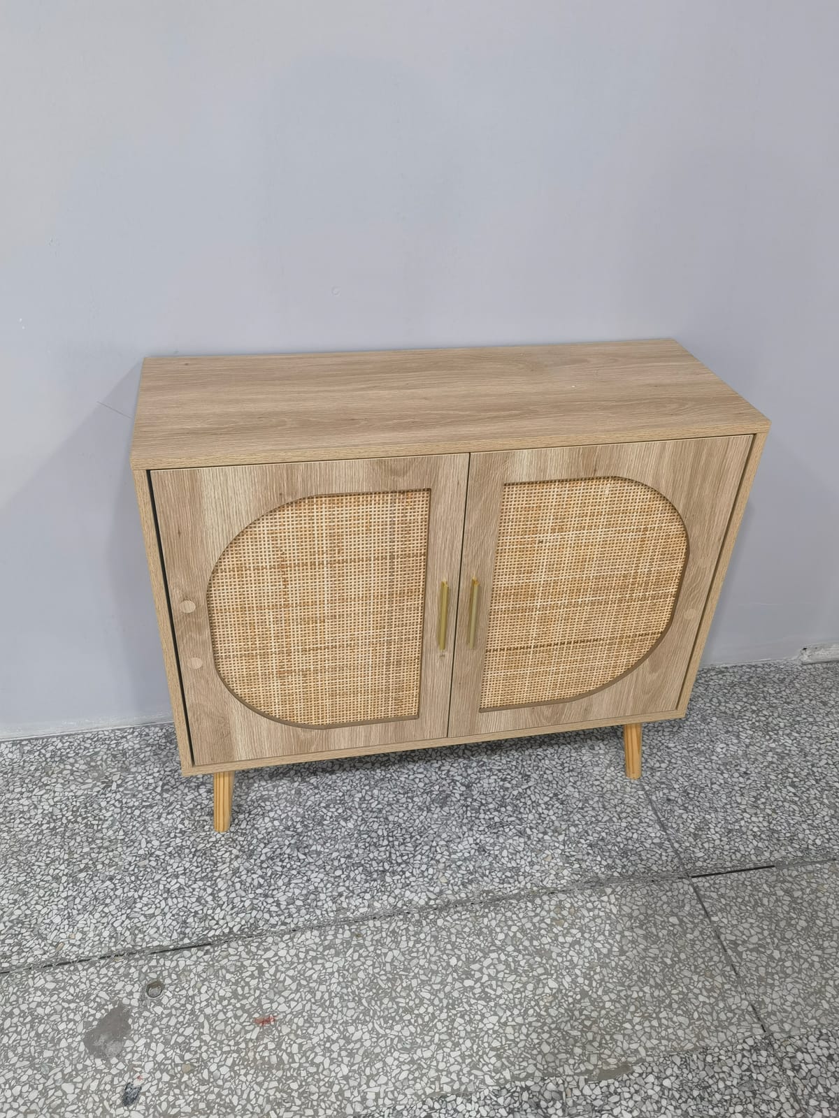 Black Buffet Cabinet with Storage - Hallway & Entry Sideboard