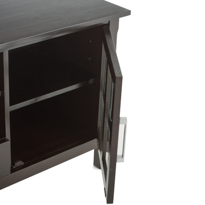 Kitchener 60 Inch Solid Wood TV Stand - Dark Brown