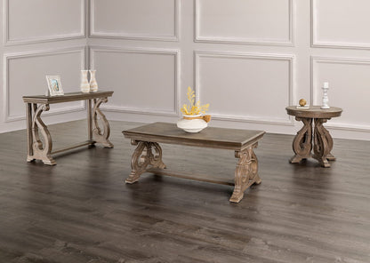 Oak End Table - Traditional Solid Wood Design