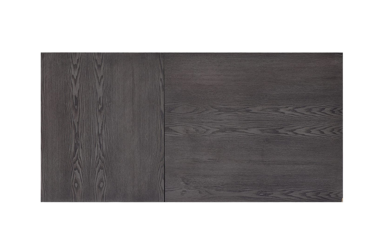 Grey Oak and Chrome Coffee Table with Lift Top