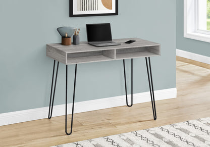Grey Computer Desk with Storage Drawers - 40" L