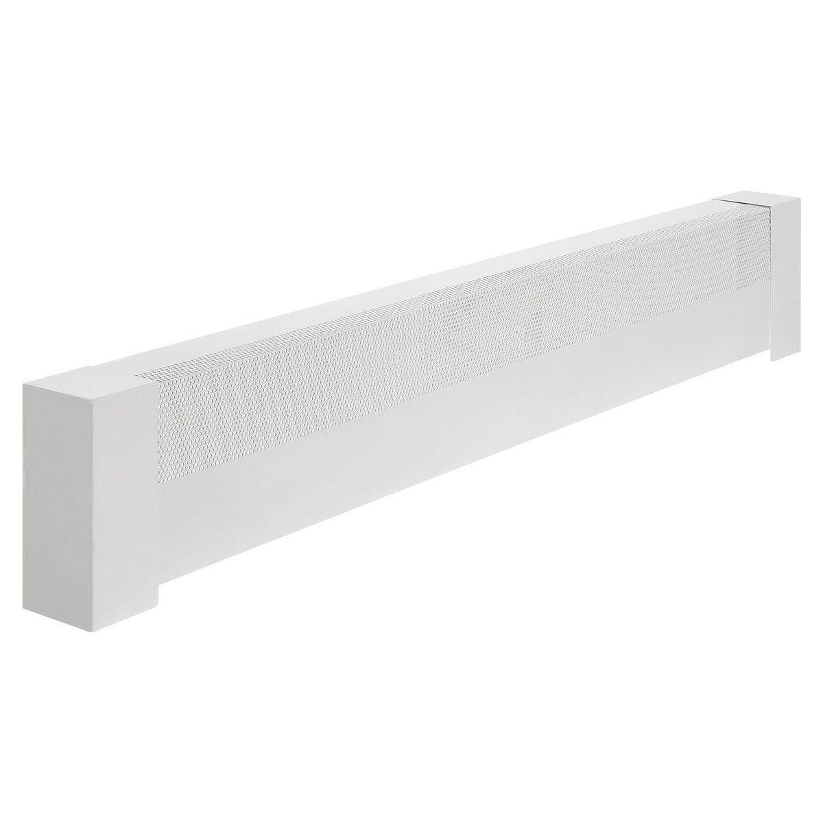 4ft White Baseboard Heater Cover - Steel Protection