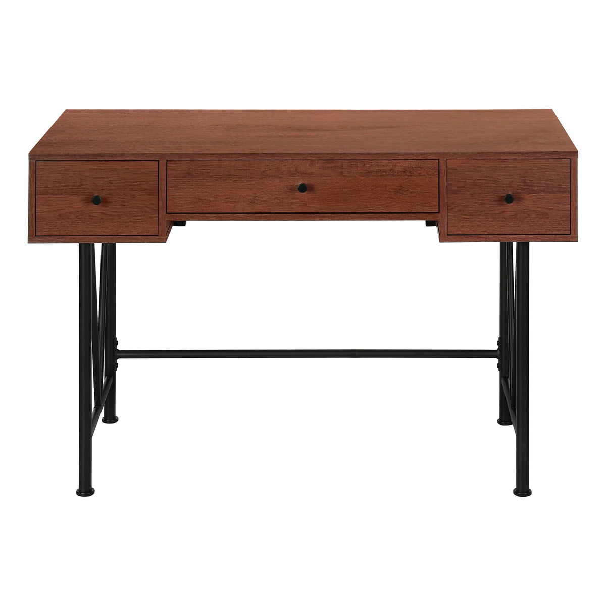 Cherry Wood Computer Desk - 48" Home Office Storage
