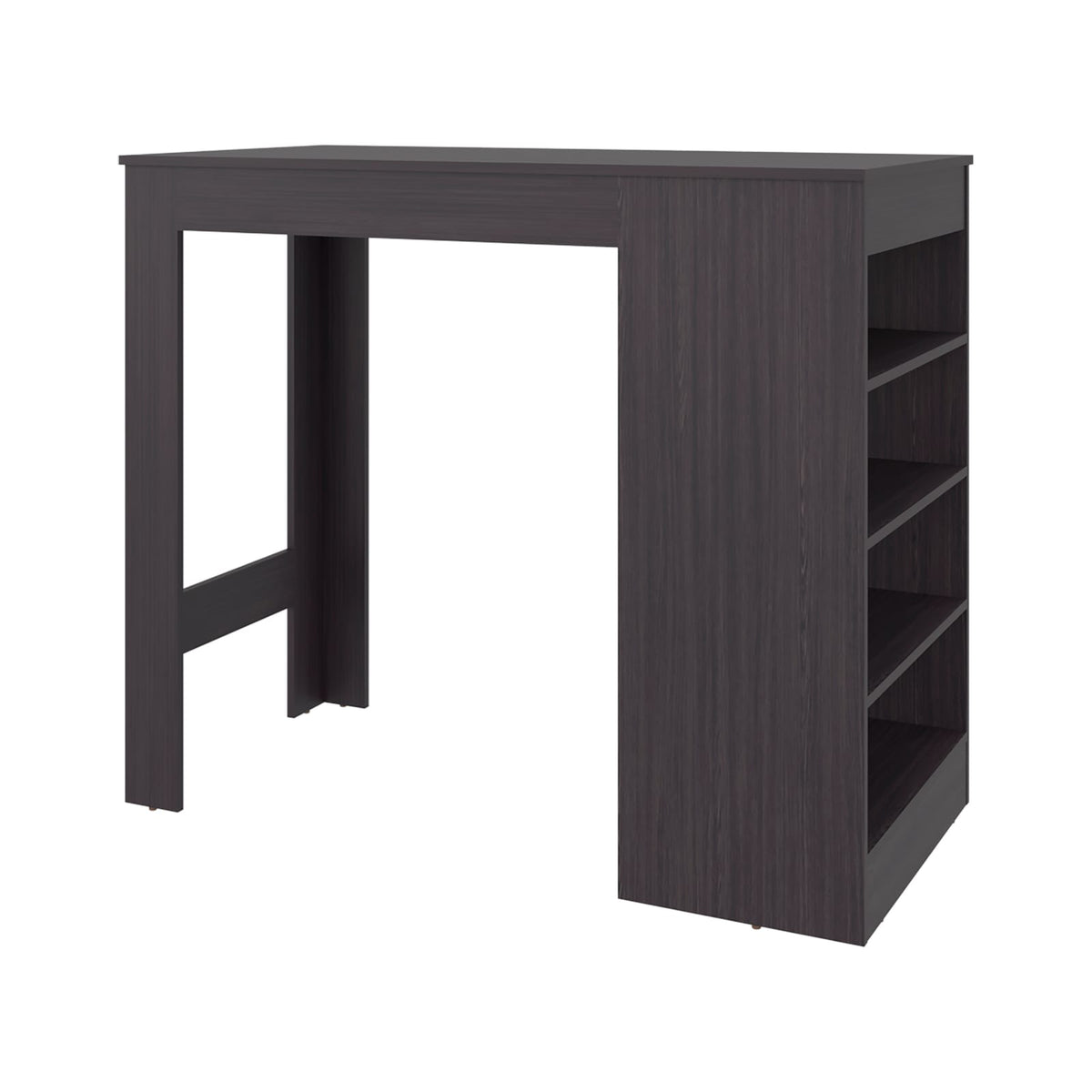 Luna Modern Kitchen Island - Wenge, 40-55in for Dining Room