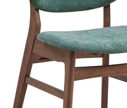 Green Oak Fabric Side Chair - Set of 2