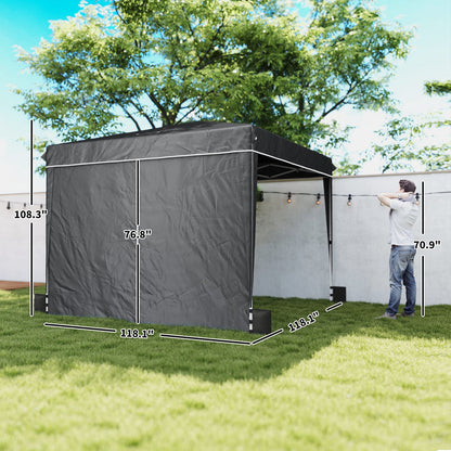 10x10 Pop Up Canopy Tent for Poolside or Garden Shade