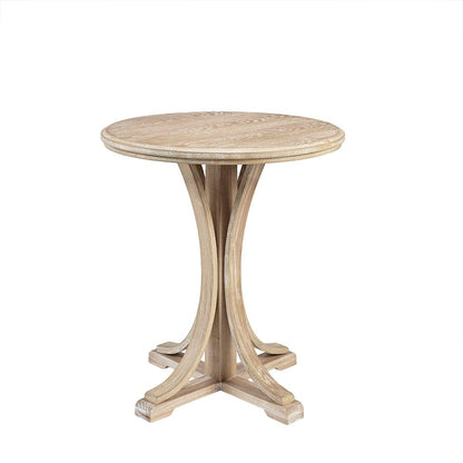 Bedford Round Accent Table - Natural Ash Veneer