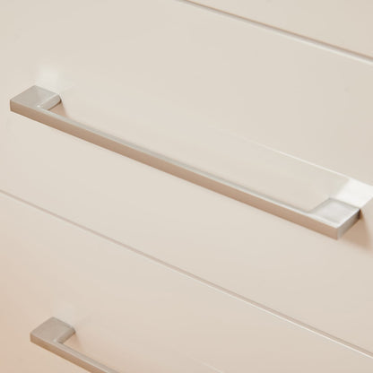 24 Inch White Bathroom Vanity - Wall Mounted Storage